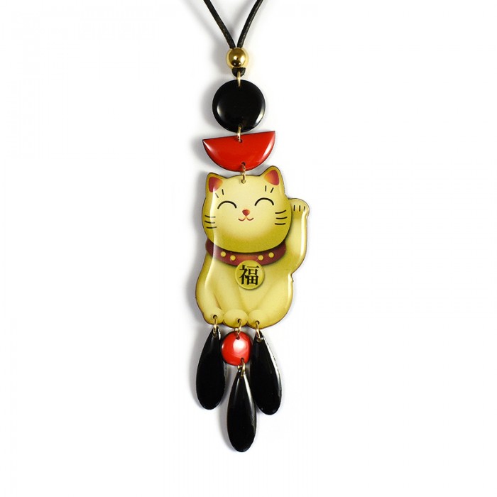 CIONDOLO MANEKI NEKO ORO