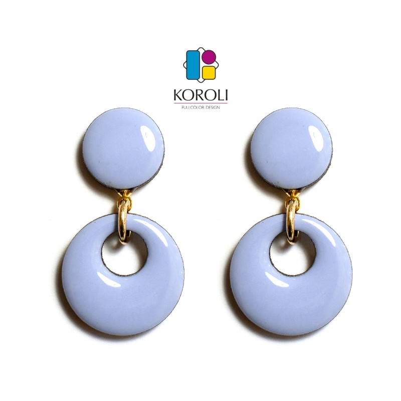 ORECCHINI HOLE - glicine