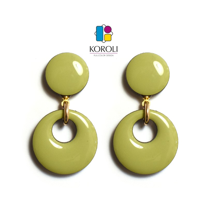 ORECCHINI HOLE - Salvia