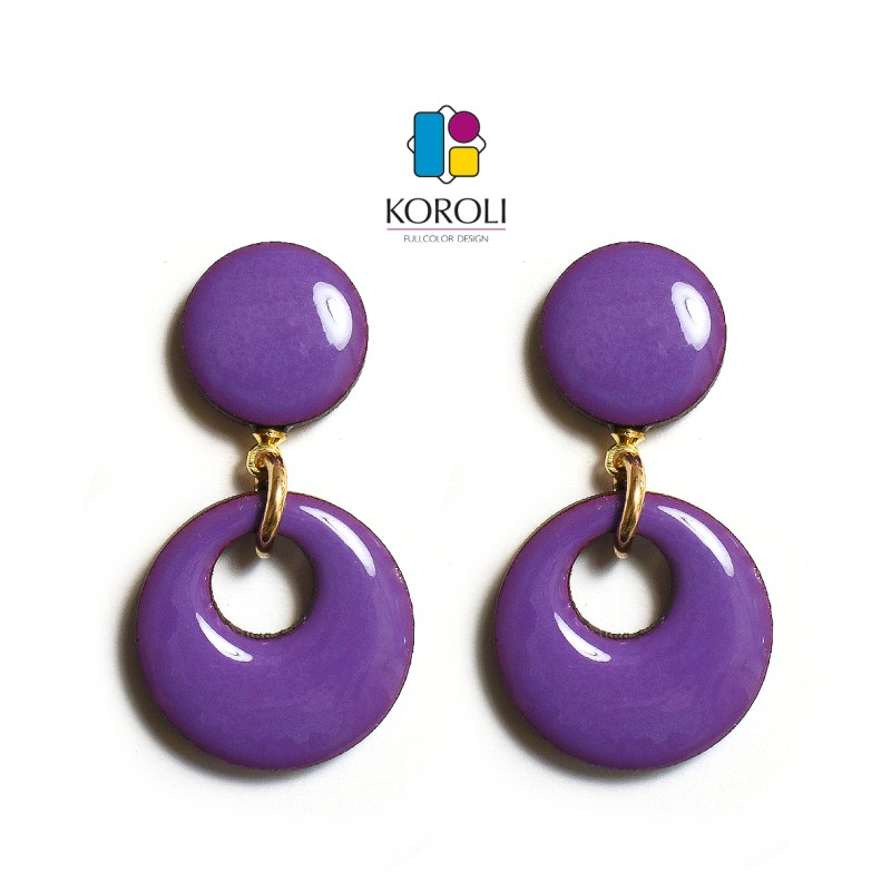 ORECCHINI HOLE - Viola