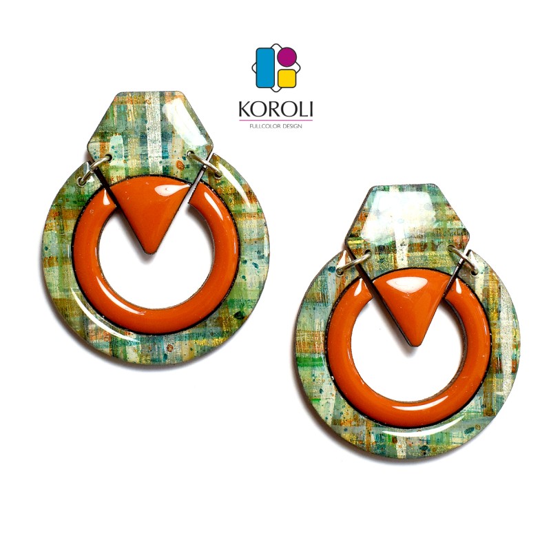 ORECCHINI SATURNO - fantasia AUTUNNO