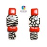 ORECCHINI TOTEM - Fantasia ZEBRA-POIS