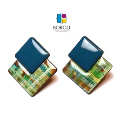 ORECCHINI MARTE - Fantasia AUTUNNO BLU