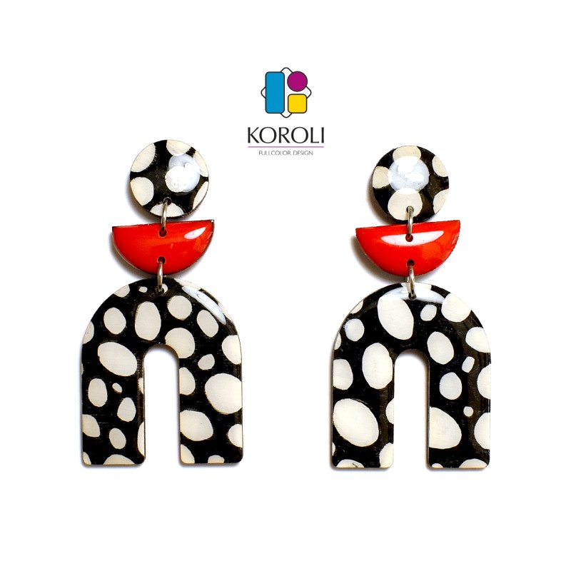 ORECCHINI YOU DOWN - Fantasia POIS