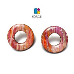 ORECCHINI DOPPIO ZERO - Fantasia TRAMONTO