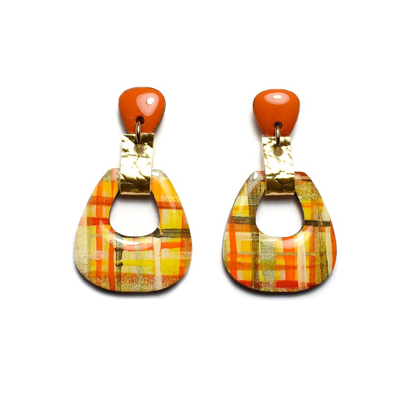 ORECCHINO AURORA - Fantasia GAUGUIN GIALLO